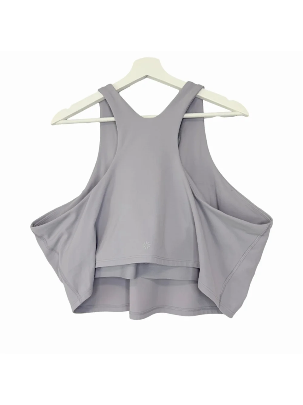 Athleta Conscious Crop Sports Bra Women's Size 3X Grey Athleisure Activewear Gym